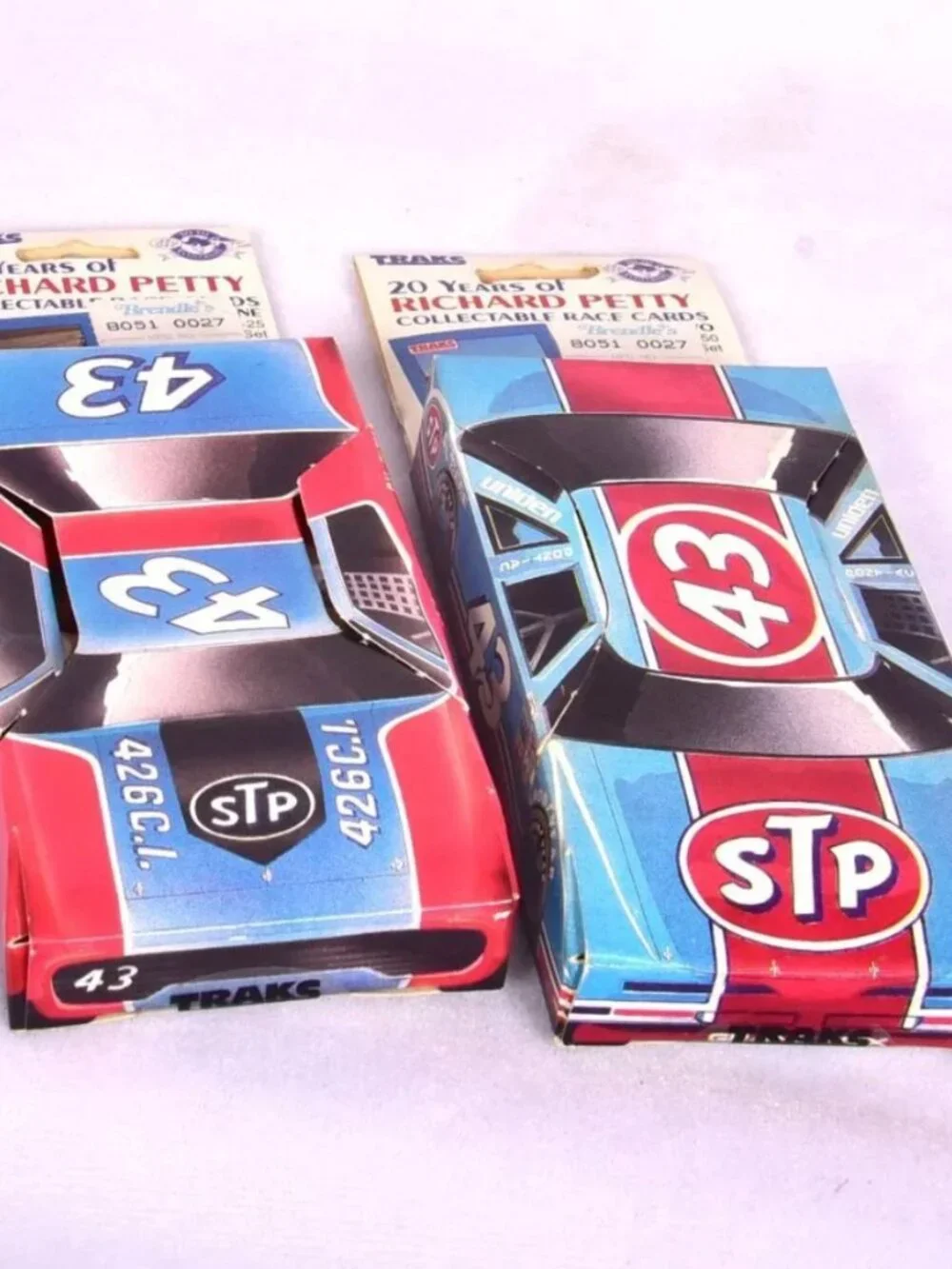 Traks Race Cards Team Sets Richard Petty Kyle Petty 1991 & 1992